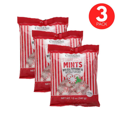 Coastal Bay Confections Starlight Mints – 3 Pack (340g Each)