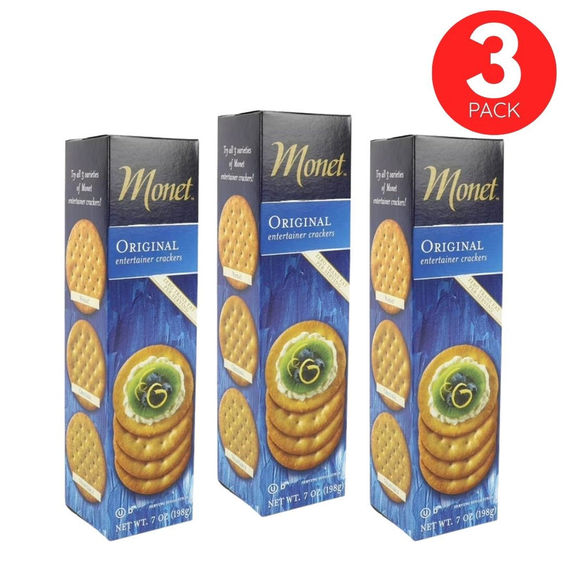 Monet Original Entertainer Crackers - 3 Pack