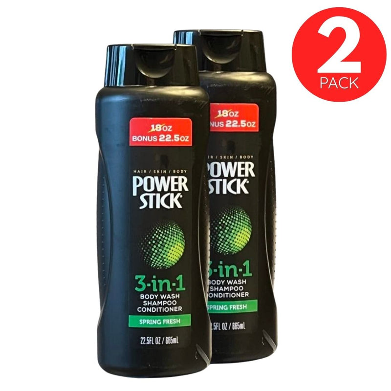 Power Stick Body Wash 3 in 1 Spring Fresh - 2 Pack