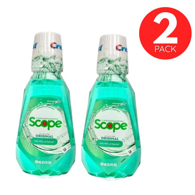 Crest Scope Classic Mouth Wash - 2 Pack