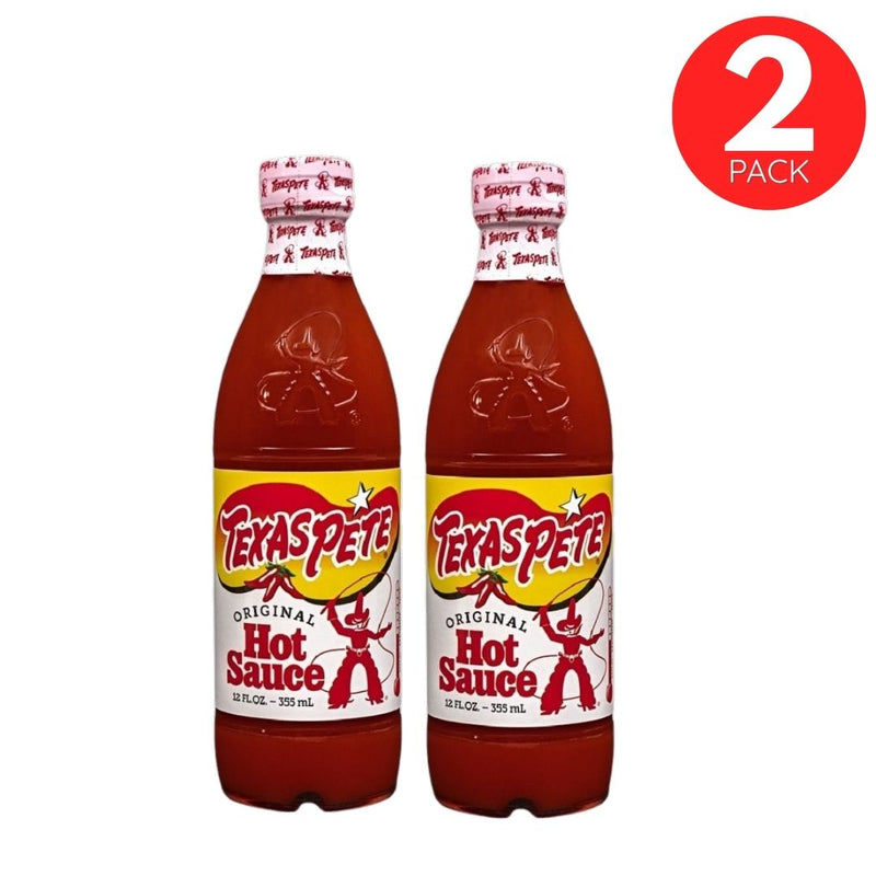 Texas Pete Hot Sauce – 2 Pack (177 mL & 355 mL Bottles)