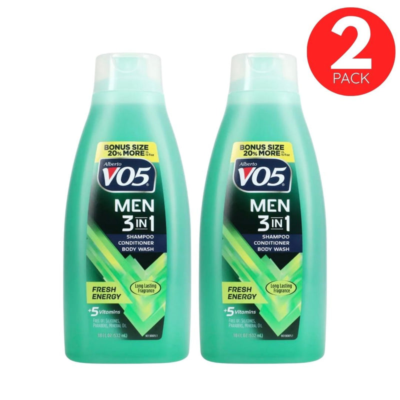VO5 Men 3 in 1 Fresh Energy - 2 Pack